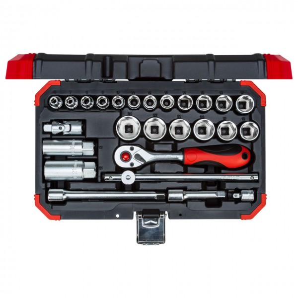 Gedore red Serie di chiavi a bussola 3/8", 26 pezzi - 3300053