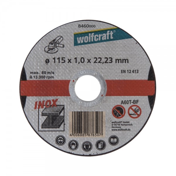 Wolfcraft 3 dischi da taglio - 8460000