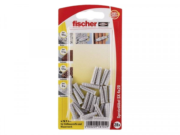 Fischer Stekker SX 4 x 20 KP K SB - 058104