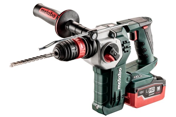 Metabo Akku-Kombihammer KHA 18 LTX BL 24 Quick mit Metabo-Quick-Wechselfutter - Kunststoffkoffer - 2x18V/ LiHD + ASC 30-36 V - 600211510