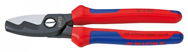 Knipex Kabelschaar met dubbele snijkanten met meer-componentengrepen 200 mm - 95 12 200