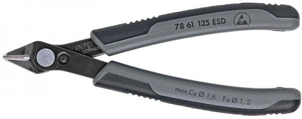 Knipex Electronic Super Knips ESD gebruineerd met meer-componentengrepen 125 mm - 78 61 125 ESD