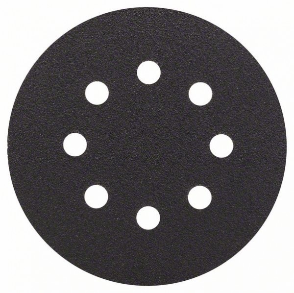Bosch Professional Schleifblatt-Set Best for Stone, 5er-Pack, 8 Löcher, Klett, 125 mm, 80