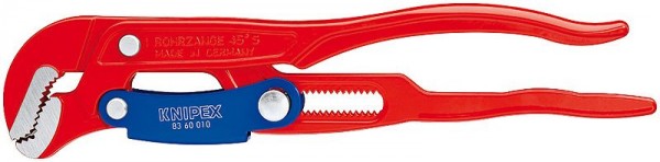 Knipex Pijptang S-vormig met snelle instelling rood poedergecoat 330 mm - 83 60 010