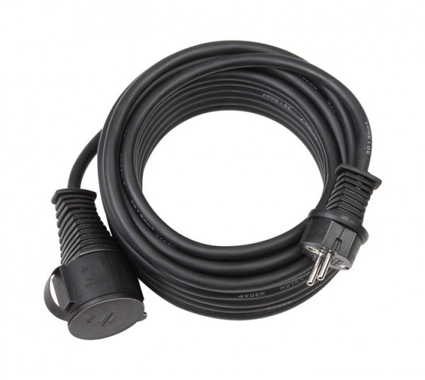 Brennenstuhl Cable de calidad para uso en obras, IP44, 10m H07RN-F 3G2,5, negro - 1166810