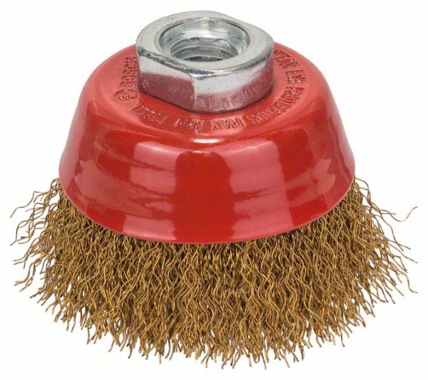 Bosch Professional Lončasta četka, valovita, 70, obložena mjedi 70 mm, 0,3 mm, M14 - 1608614020