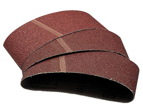 Wolfcraft 5 nastri di tela abrasiva 76 x 457 mm - 8415000