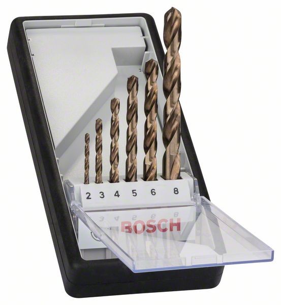 Bosch Professional 6-dijelni Robust Line set svrdla za metal HSS-Co 2; 3; 4; 5; 6; 8 mm - 2607019924