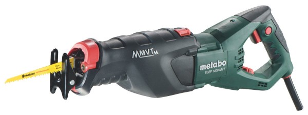 Metabo Reciprozaag SSEP 1400 MVT, Kunststof koffer - 606178500