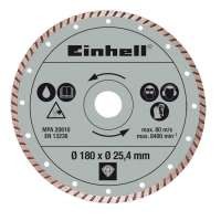 Einhell Disque Diamant Turbo pour BT-TC 600 Ø 180 x Ø 25.4 mm