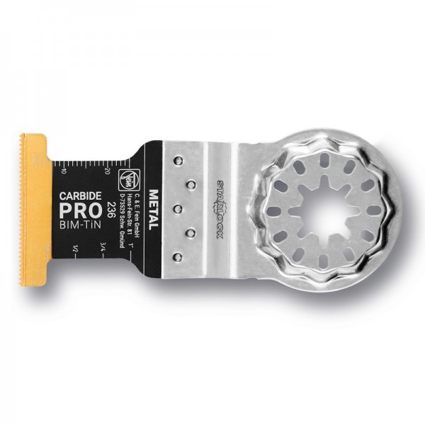 Fein E-Cut Carbide Pro, larghezza 35 mm, lunghezza 45 mm, attacco SL, 50 pezzi - 63502236250
