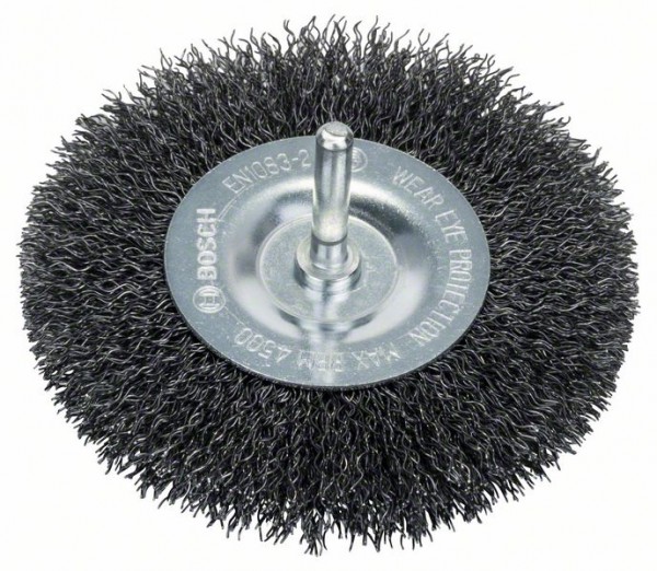 Bosch Professional Pločasta žičana četka, valovita, 100 x 0,3 mm, čelik 100 mm, 0,3 mm, 10 mm - 1609200273