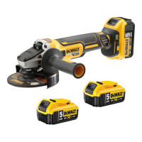 DeWALT Meuleuse 125mm 18V/3x5 Ah, Brushless - DCG405P3-QW