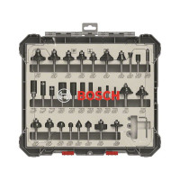 Bosch Professional Fräser-Set, 6-mm-Schaft, 30-teilig - 2607017474