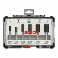 Bosch Professional Nutfräser-Set, 8-mm-Schaft, 6-teilig - 2607017466
