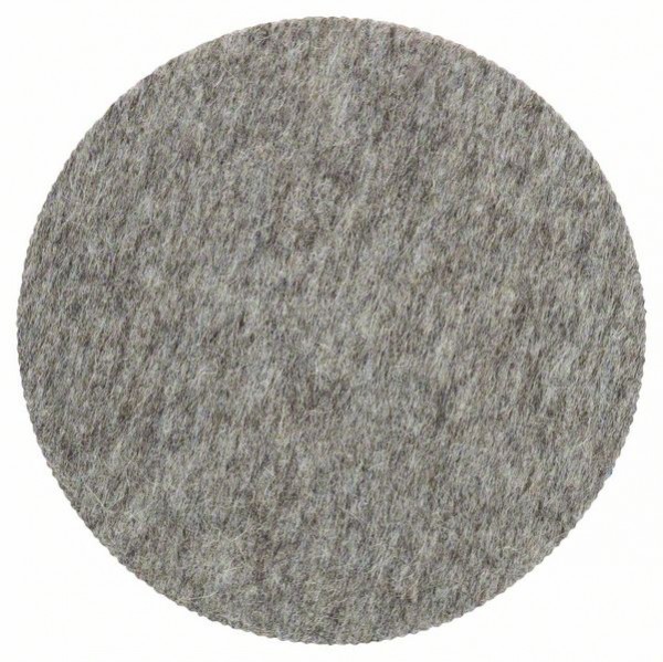 Bosch Professional Polierfilz für Exzenterschleifer, hart, Klett, 128 mm, 5er-Pack