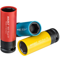 Hazet Serie di inserti chiave a bussola per avvitatori ad impulso, 12,5 mm (1/2"), 17, 19, 21 mm - 903SPC/3