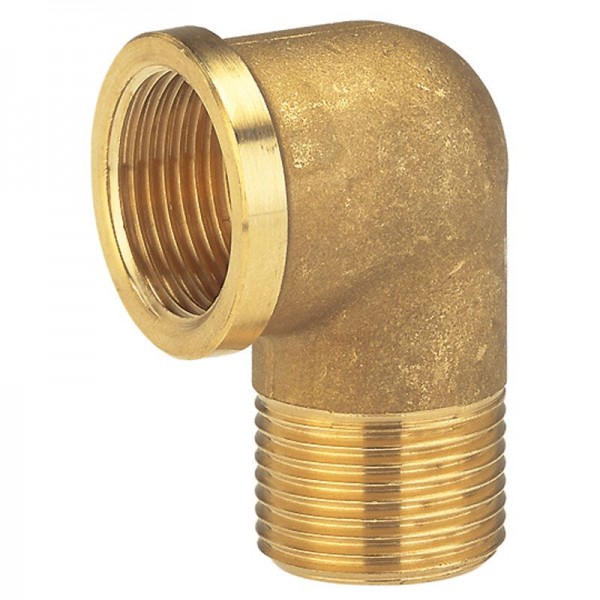 Gardena Raccord coudé en laiton avec filetage intérieur et extérieur 33,3 mm (G 1) - 07284-20