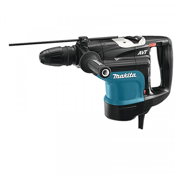 Makita Kombihammer 45 mm, 1350 W, SDS-max, mit Stabseitengriff, Transportkoffer - HR4510C