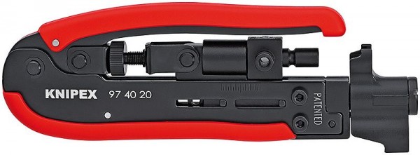 Knipex Utensile da compressione per connettori coassiali, 175 mm - 974020SB