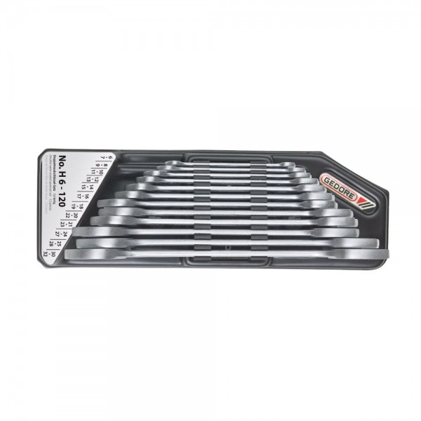 Gedore Steeksleutelset met houder 12-dlg 6-32 mm - H 6-120
