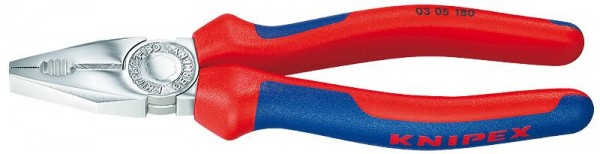 Knipex Pinza universale cromata rivestiti in materiale bicomponente 160 mm - 03 05 160