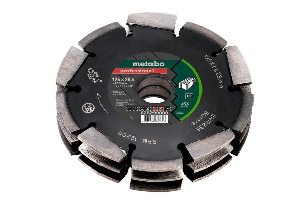 Metabo Dia-FS3, 125x28,5x22,23 mm, "professional", "UP", Universeel - 628299000