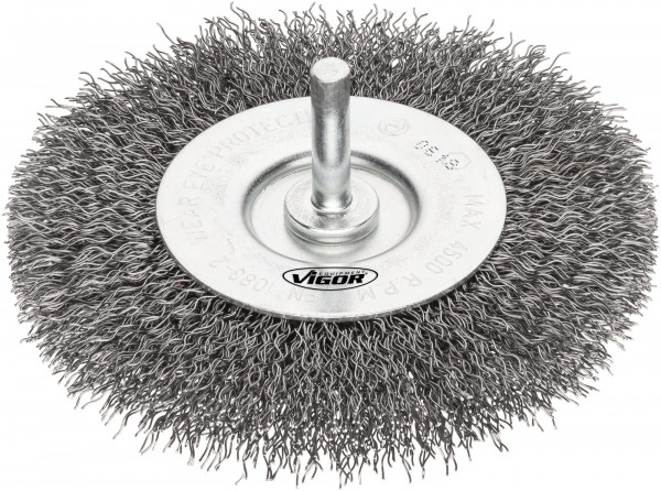 Vigor Scheibenbürste, 100 mm, grob - V6803-100