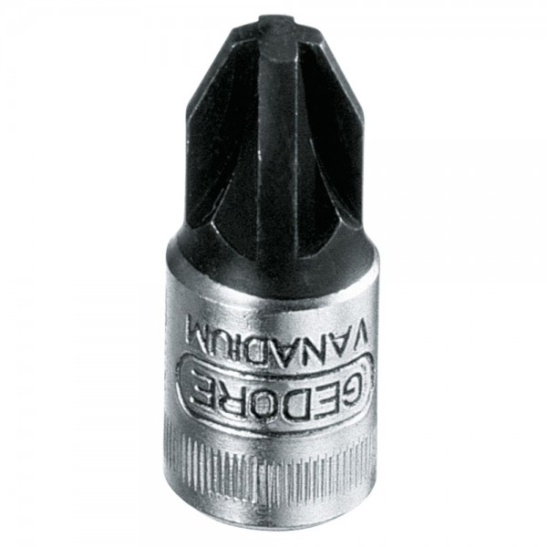 Gedore Bussola giravite 1/4", impronta a croce PZ 2 - IKS 20 PZD 2
