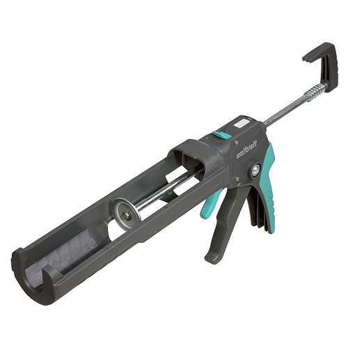 Wolfcraft MG 550, pistola per silicone, 387 x 171 x 64 mm - 4358000