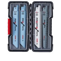 Bosch Professional Kits de 20 lames de scie sabre à métaux et à bois, Tough Box, 20 pièces - 2607010902