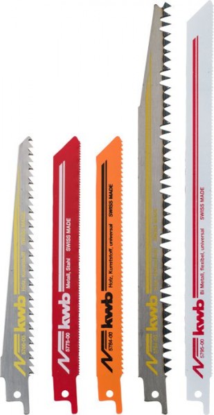 KWB Set reciprozaagbladen, 5-delig - 576005